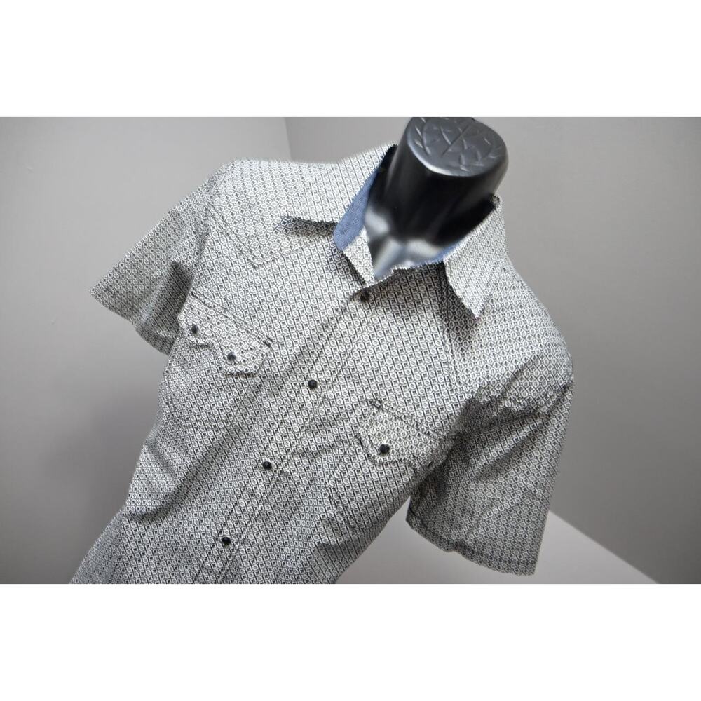 Cody James Western Pearl Snaps Tribal Southwestern Cowboy Shirt Mens Size Large - Picture 4 of 9